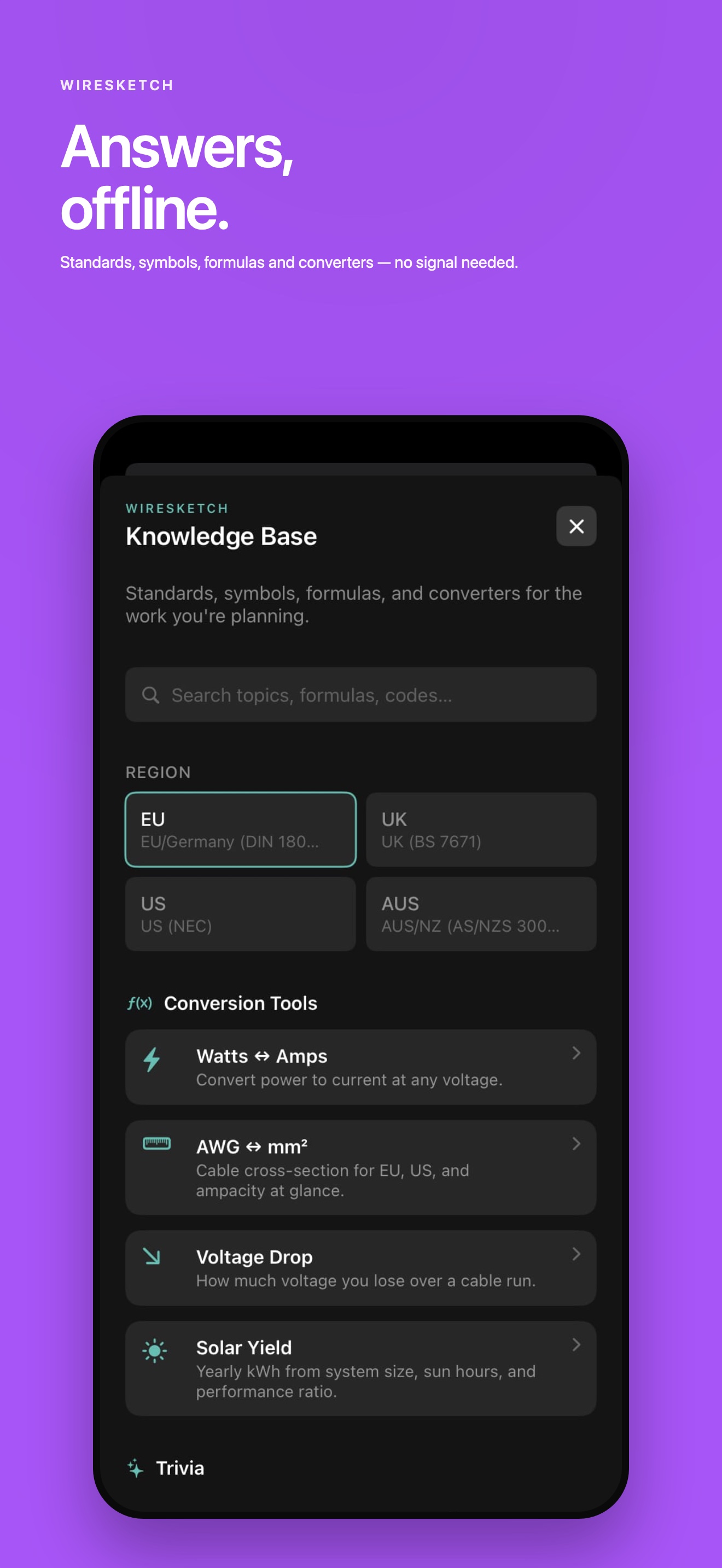Knowledge Base with source citations