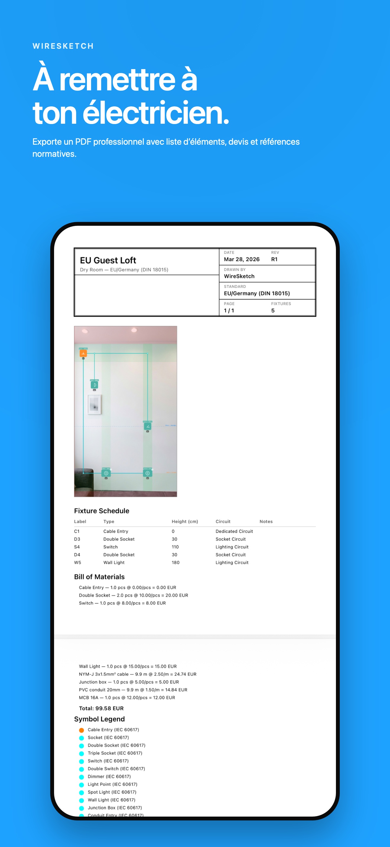 Export PDF du Brief de rénovation
