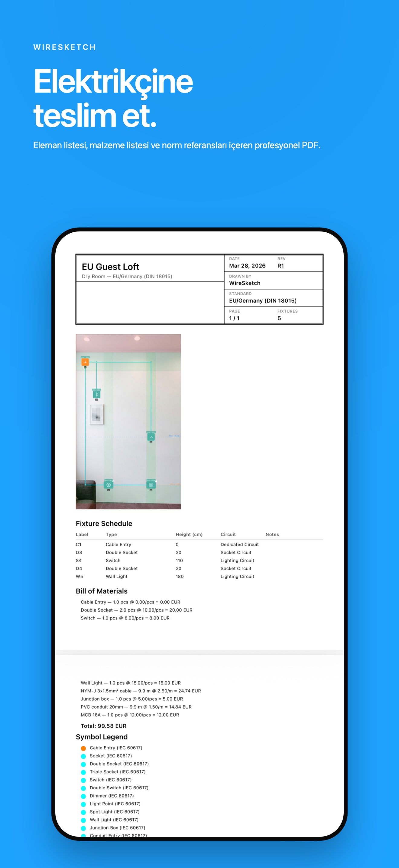 Yenileme planı PDF dışa aktarma